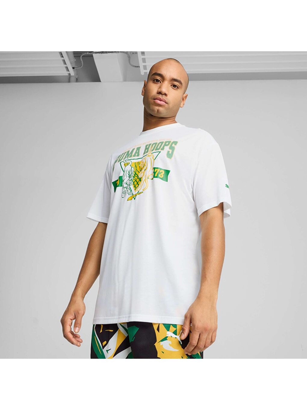 Beyaz RIVAL Rage 3 Erkek Tişört-4