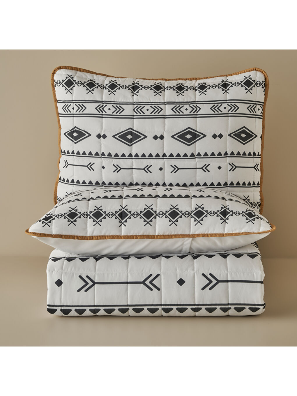 Karışık Anchal Kapitoneli Çok Amaçlı Çift Kişilik Yatak Örtüsü Seti (240x220 cm)-4