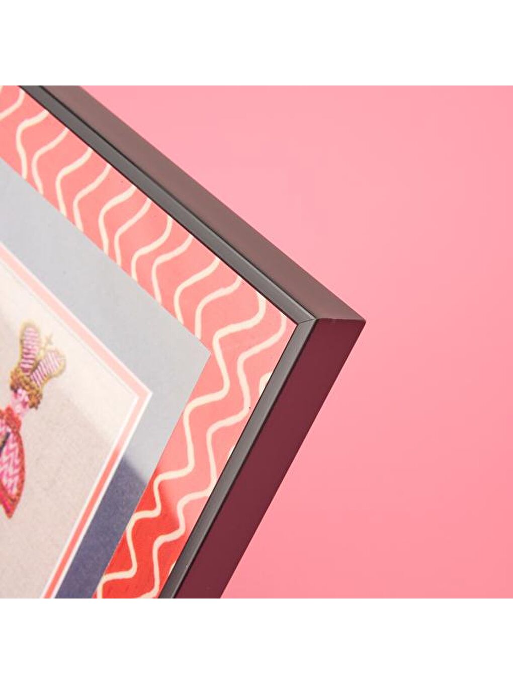 Deco İnstrumentistas Çerçeve - Turuncu / Beyaz- 15x21 cm-2