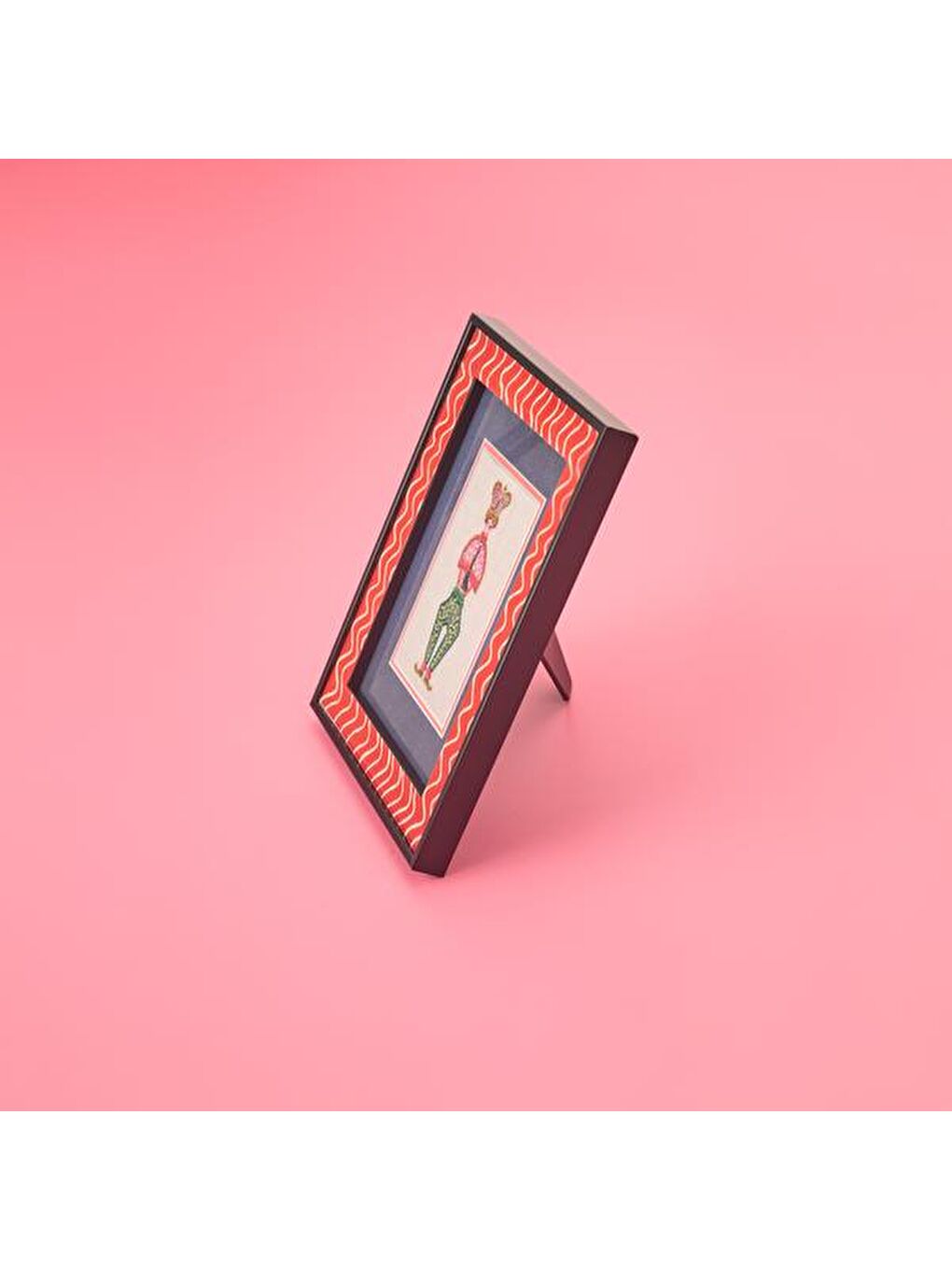 Deco İnstrumentistas Çerçeve - Turuncu / Beyaz- 15x21 cm-3