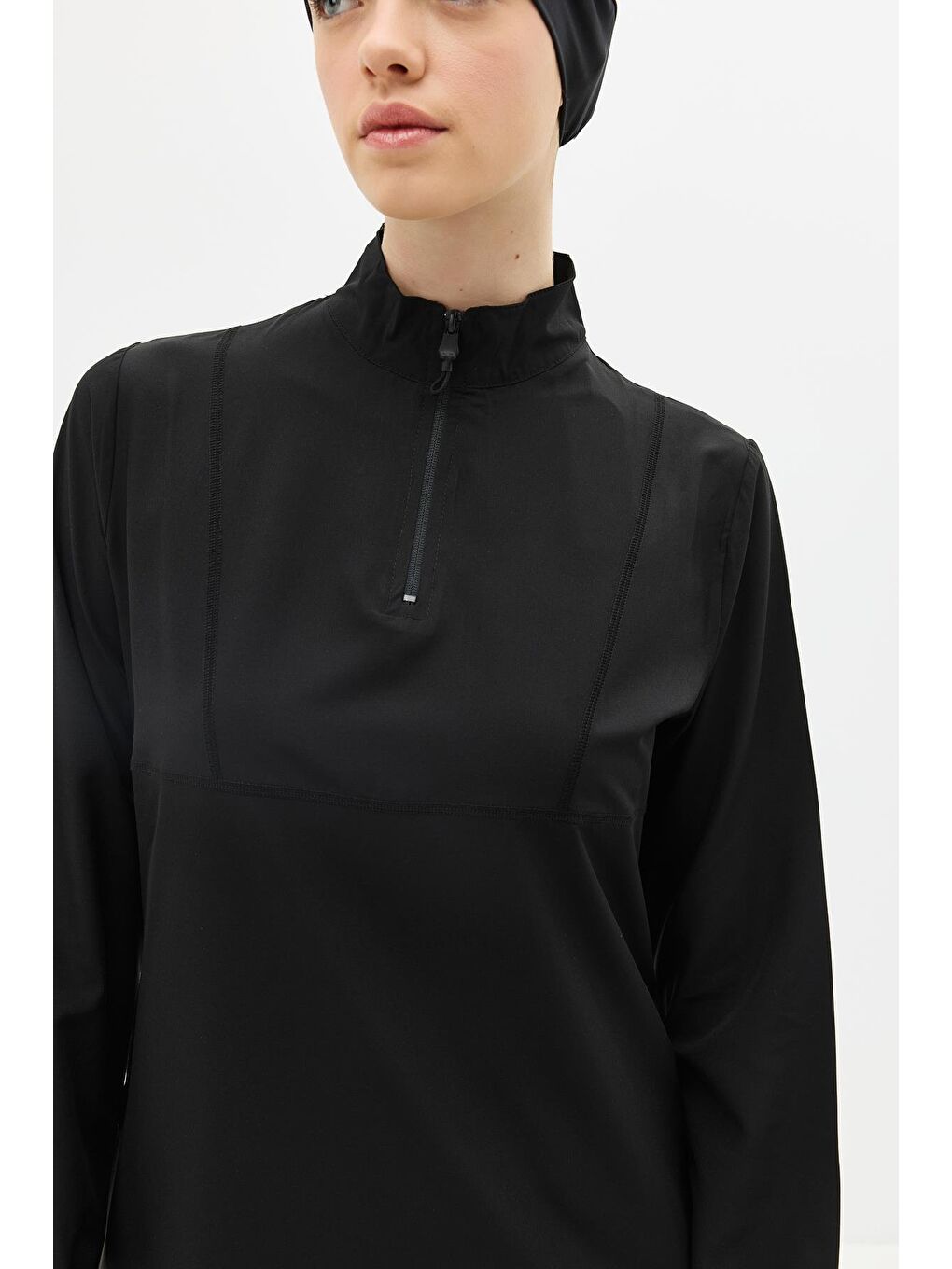 Active 4’Lü Tesettür Mayo 6057 Siyah-10