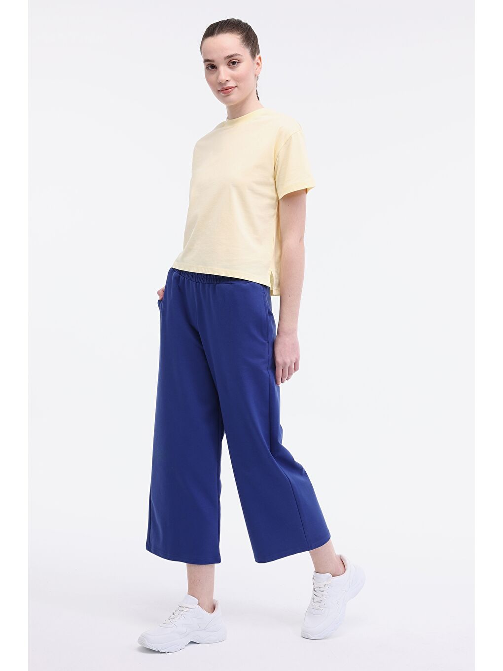 WL VOLENA 22BT214 5FX Mavi Kadın Eşofman Altı-2