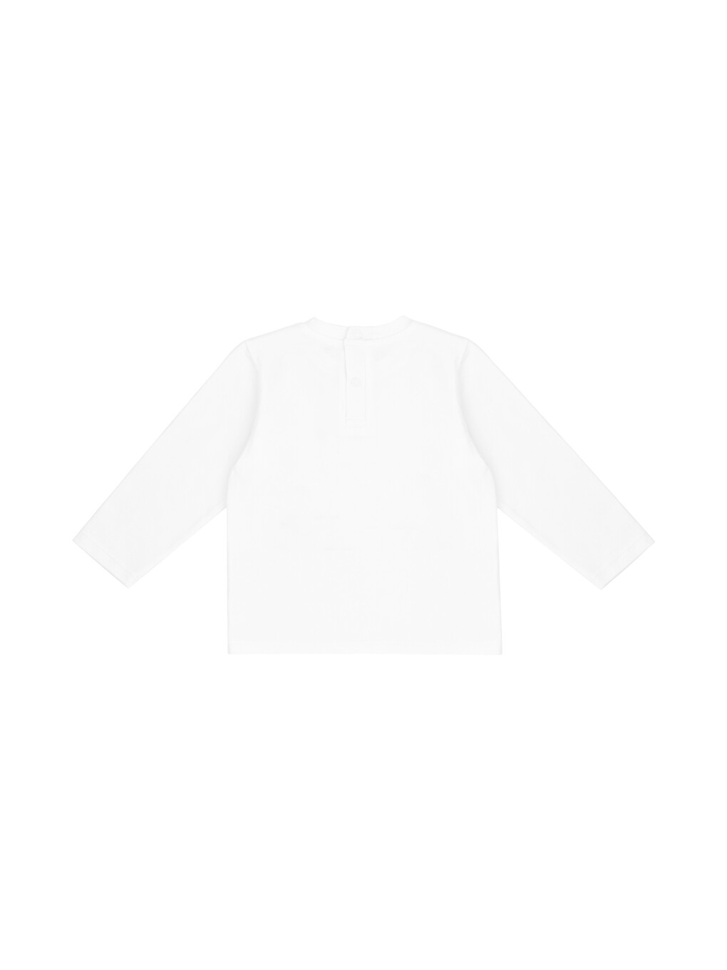 Peri Desenli Tshirt 3 Ay-36 Ay Beyaz-1
