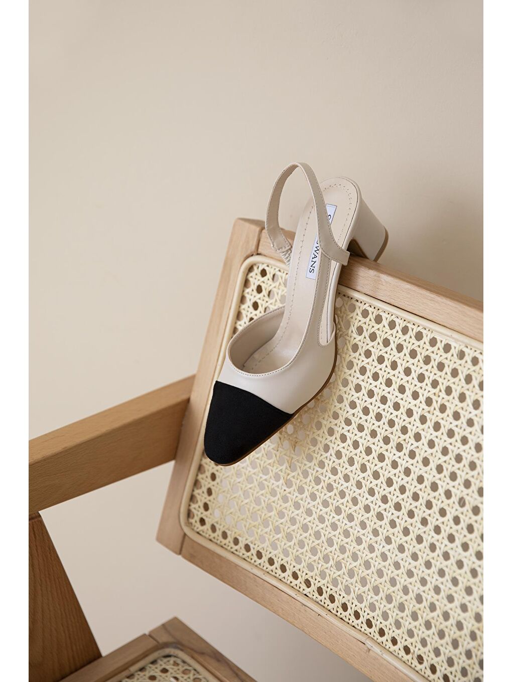 Paris Kadın   Deri Topuklu Ayakkabı Bej-2