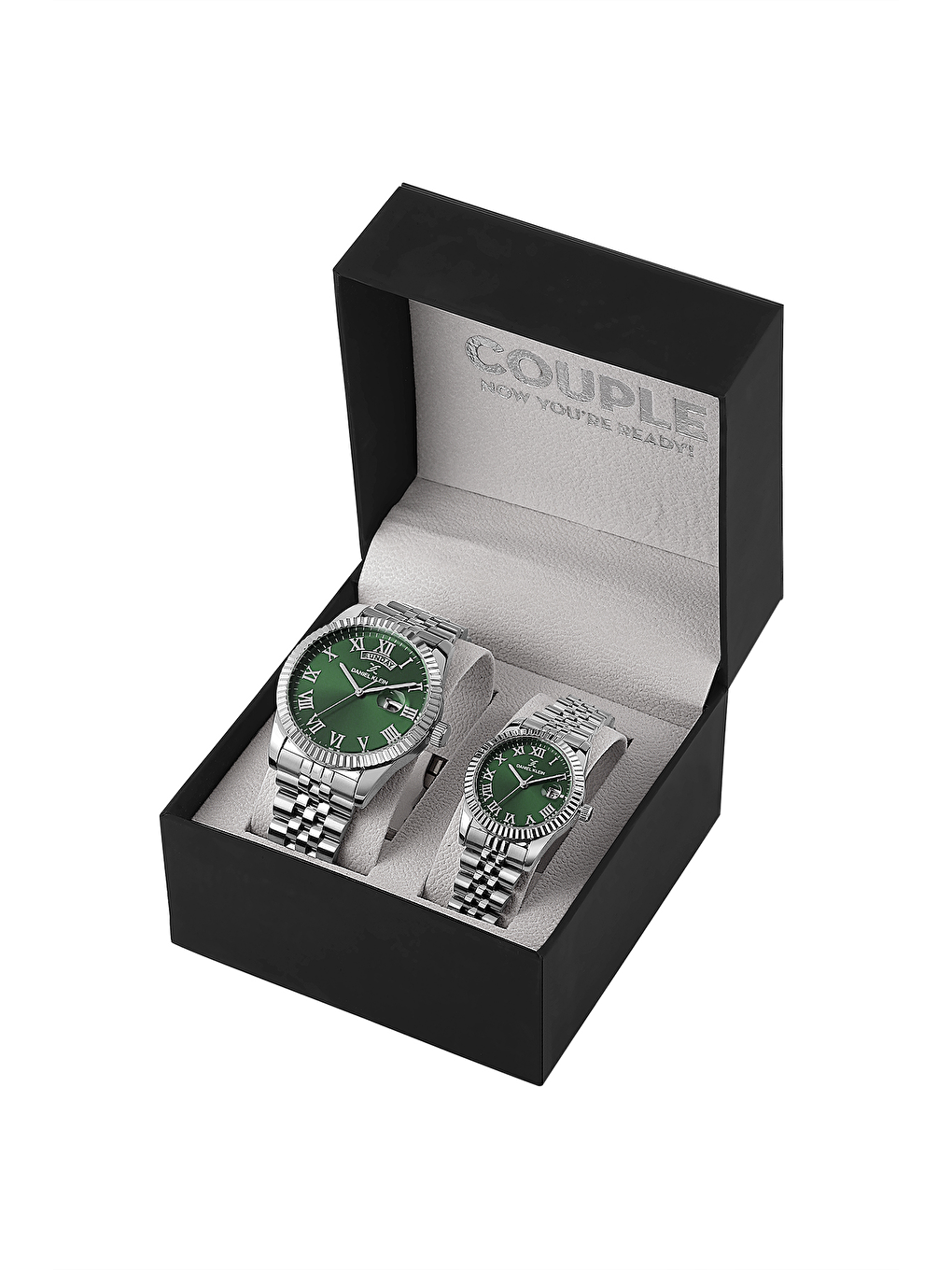 Gri DKE.1.10817-3 Pair Kadın Kol Saati