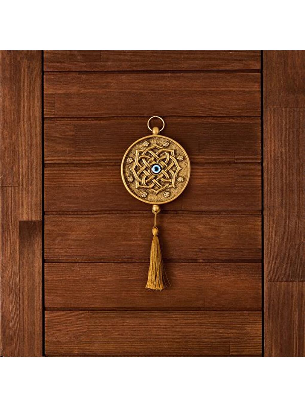 Sarı Deco Nazarlık - Altın - 15x30 cm