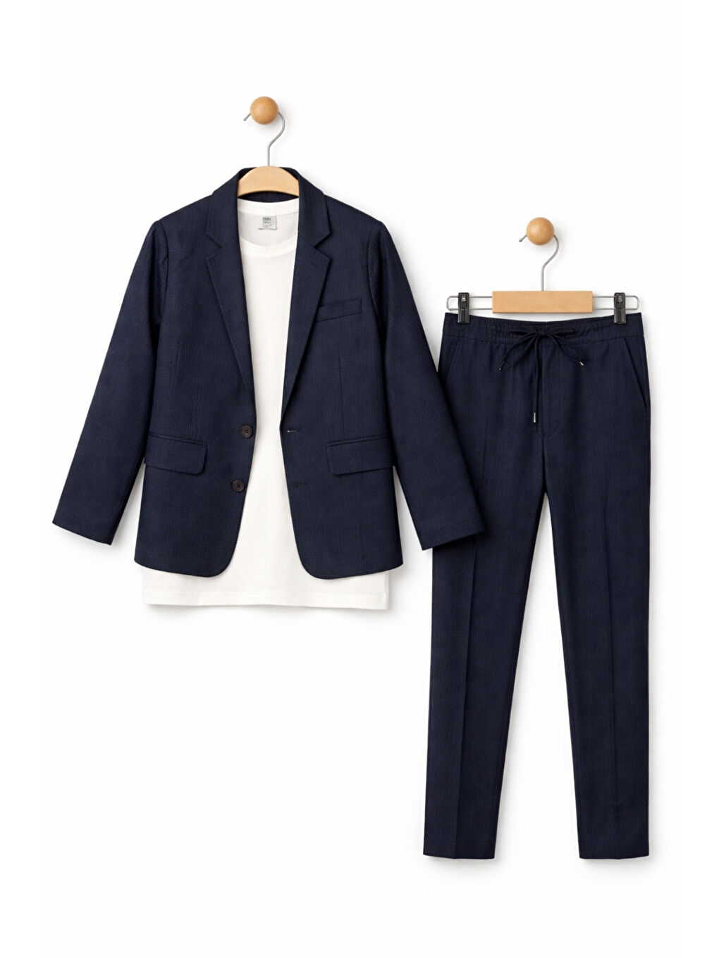 Lacivert Erkek Çocuk Modern Casual Slim Fit Takım Elbise Ak2850-5