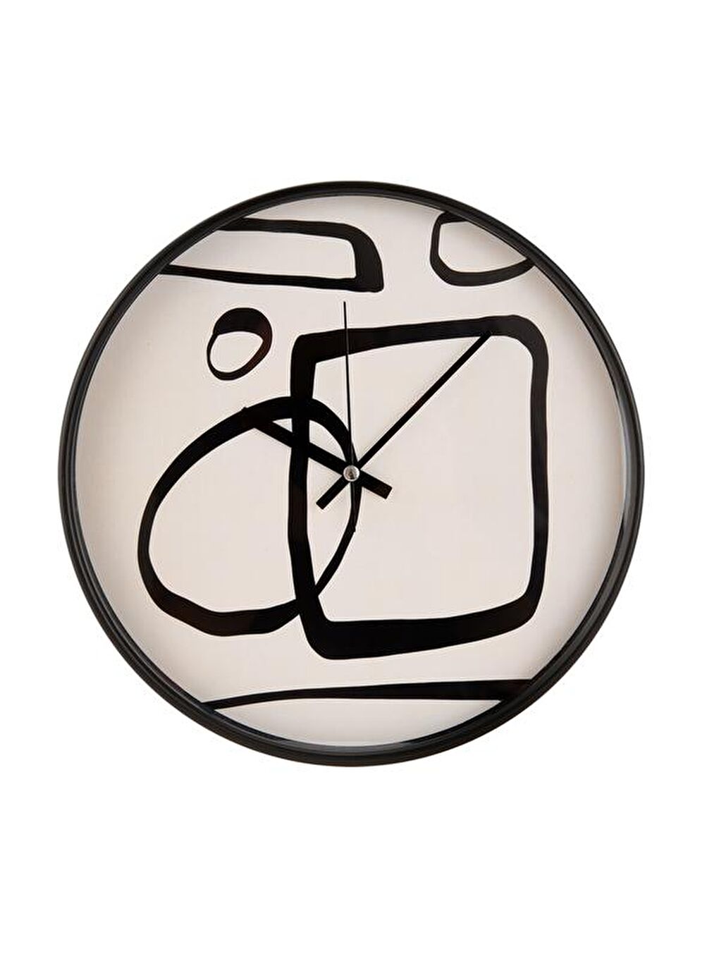 Ekru Deco Sepia Duvar Saati - Krem / Siyah - 30 cm-2