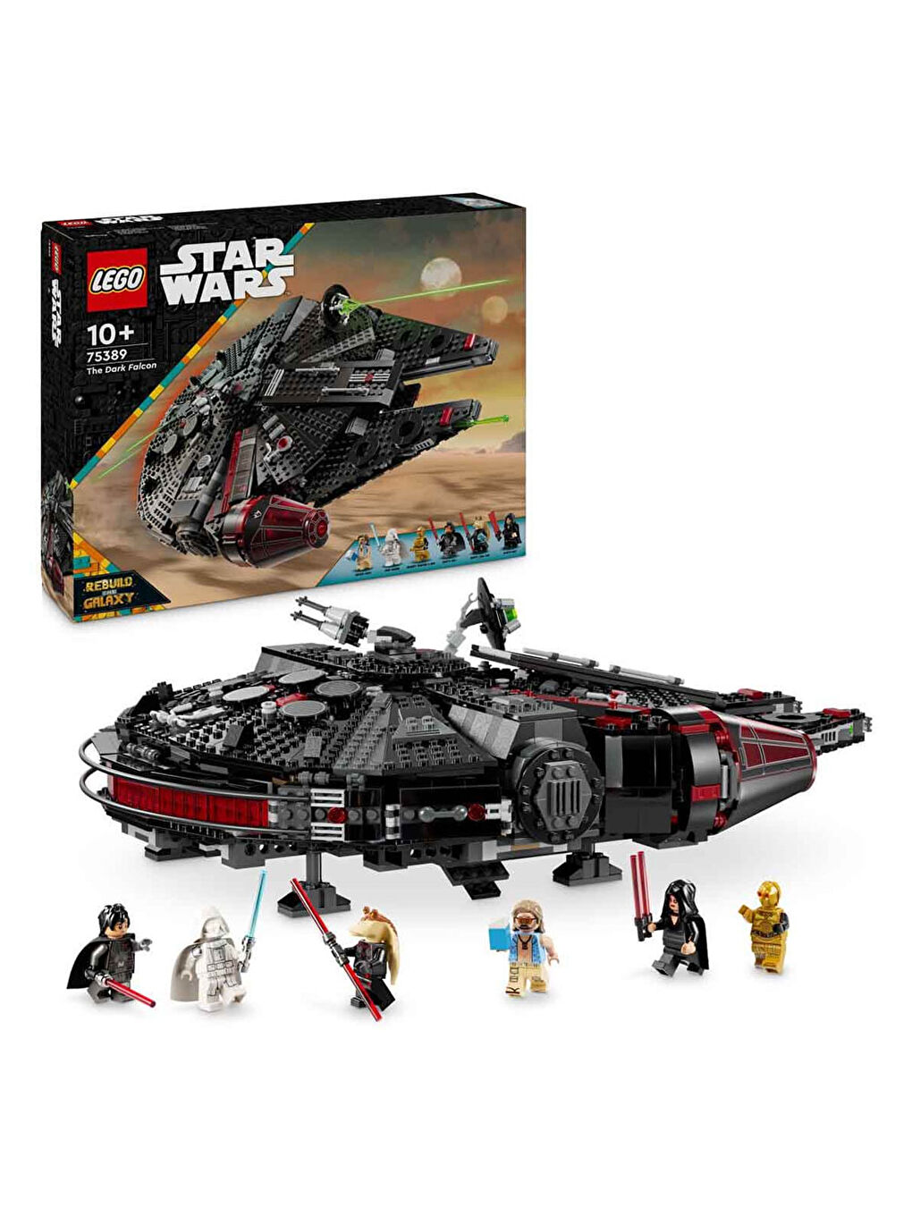 Star Wars Karanlık Falcon İnşa Edilebilen Oyuncak Araç 75389