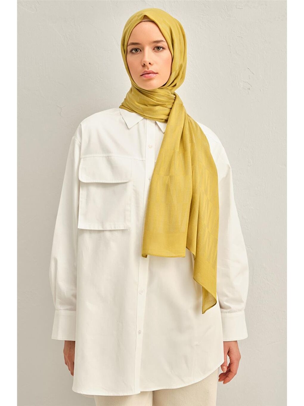 Sarı Trend Lyon Şal 3 247312