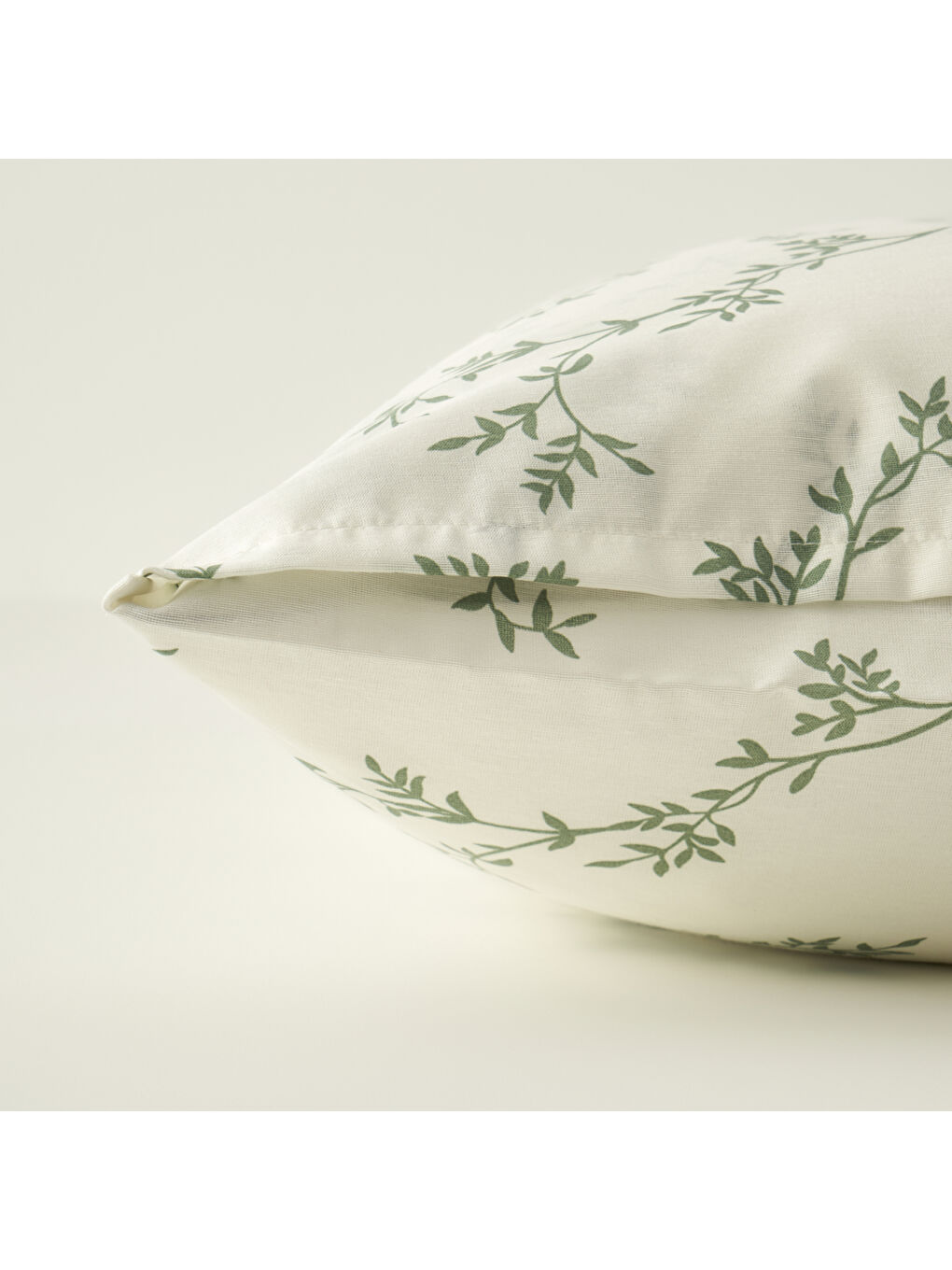 Lauren Pamuklu Tek Kişilik Nevresim Seti Yeşil (160x220 cm)-6