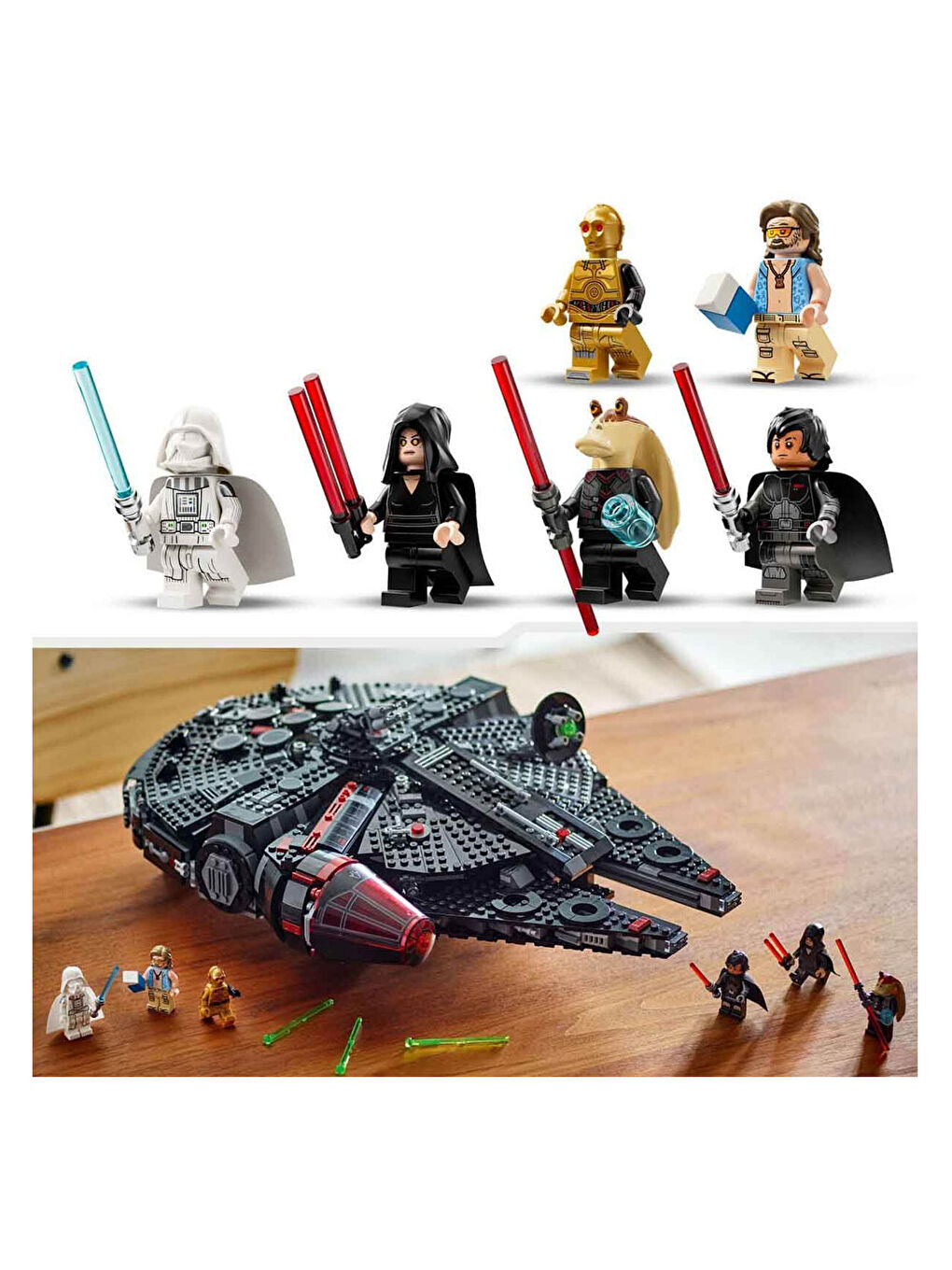 Star Wars Karanlık Falcon İnşa Edilebilen Oyuncak Araç 75389-4