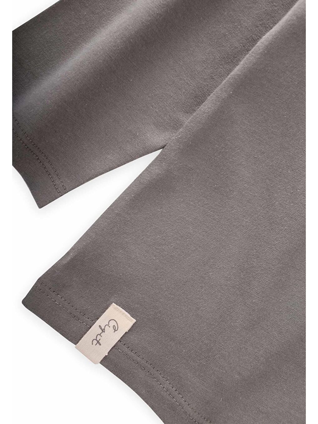 Bej Mevsimlik Basic T-Shırt 2-10 Yaş Vizon-2