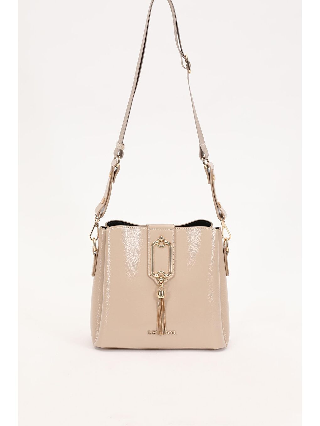 Bej Vizon Rugan Kadın Omuz Çantası 930126