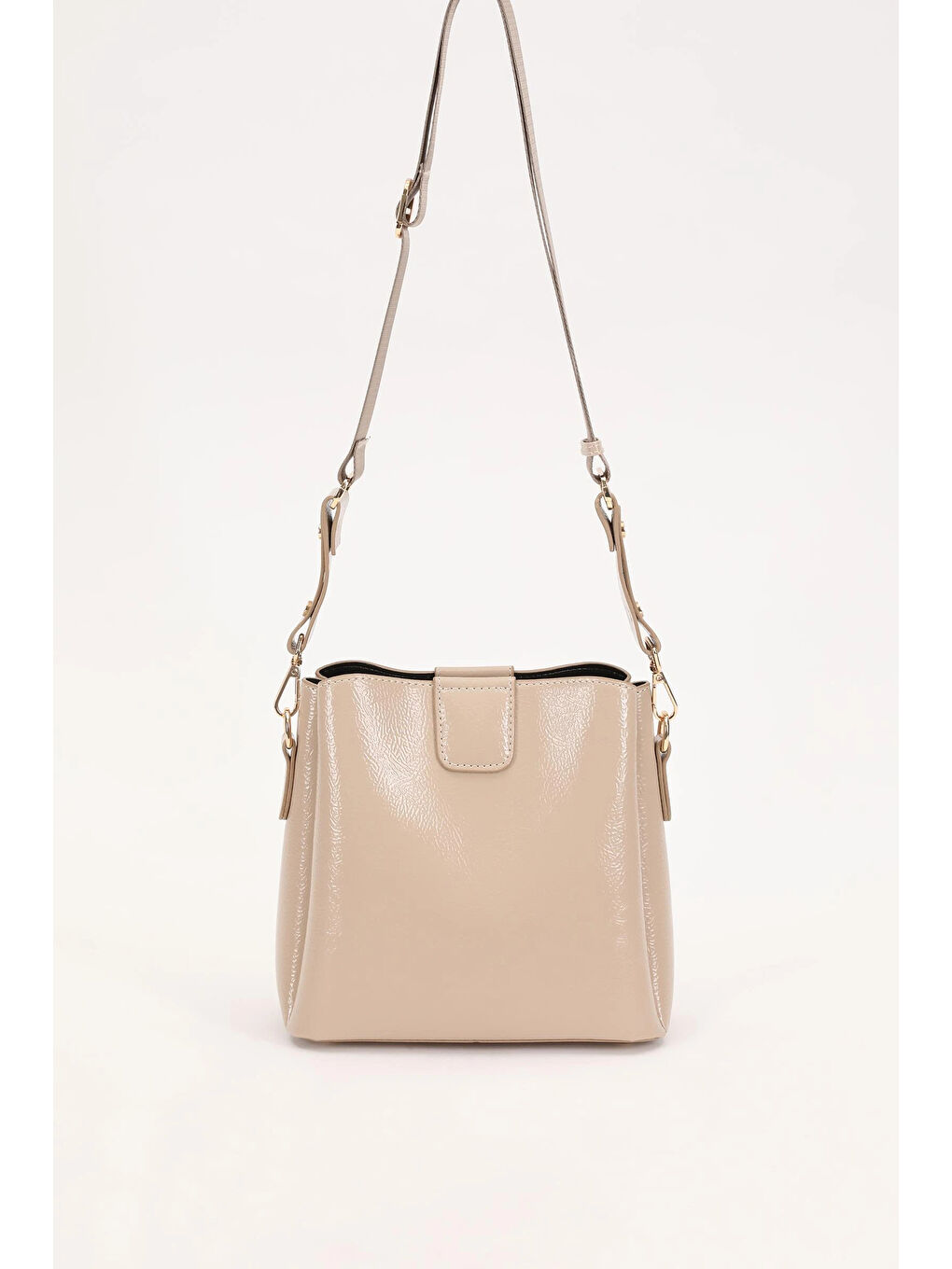 Bej Vizon Rugan Kadın Omuz Çantası 930126-3