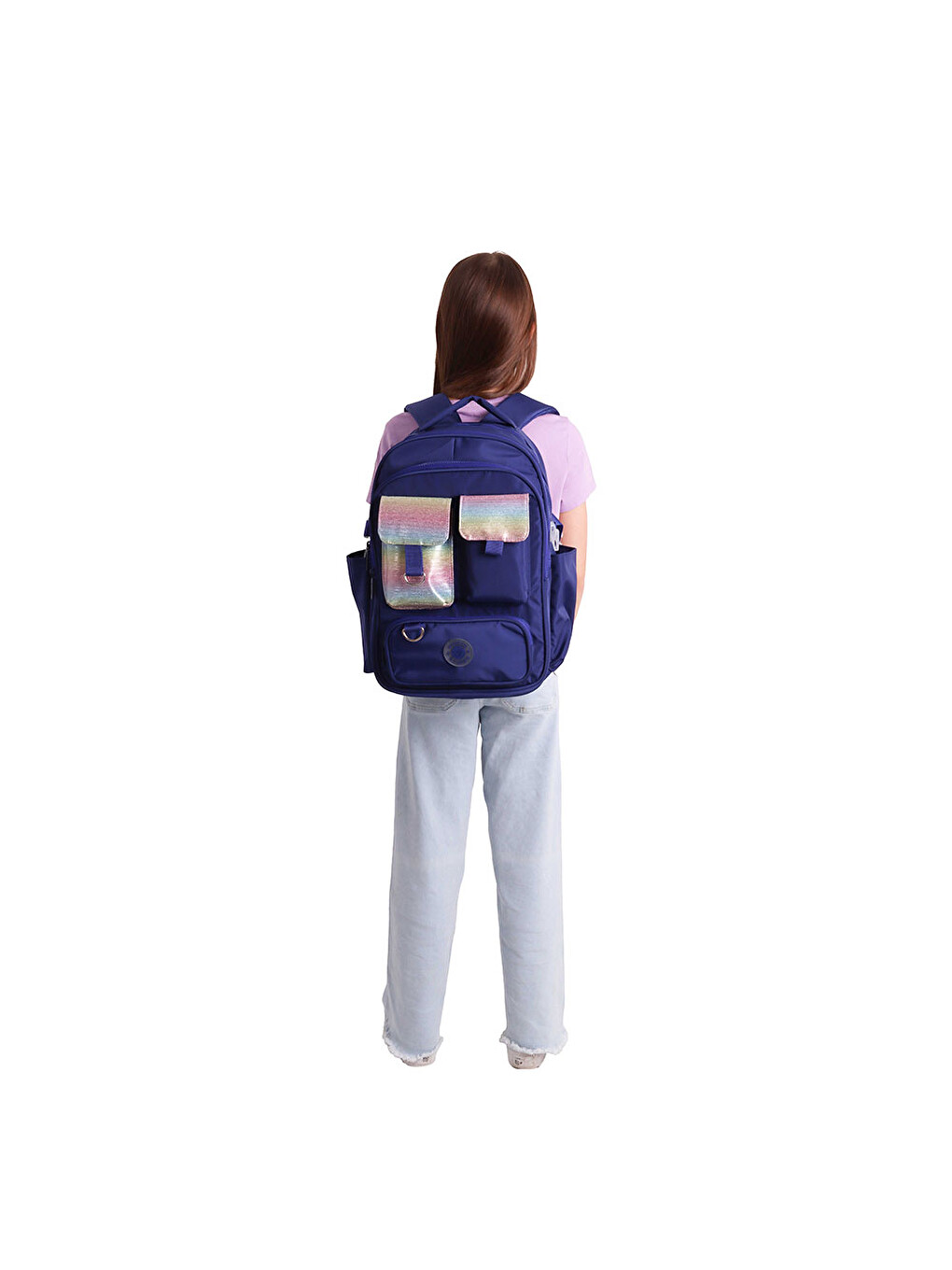 Florid Sırt Çantası Navy Blue-rainbow K1863-5
