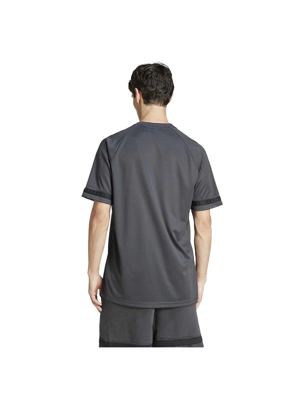 Seasonal Essentials Us Sport Erkek Gri Yuvarlak Yaka Spor Tişört-4