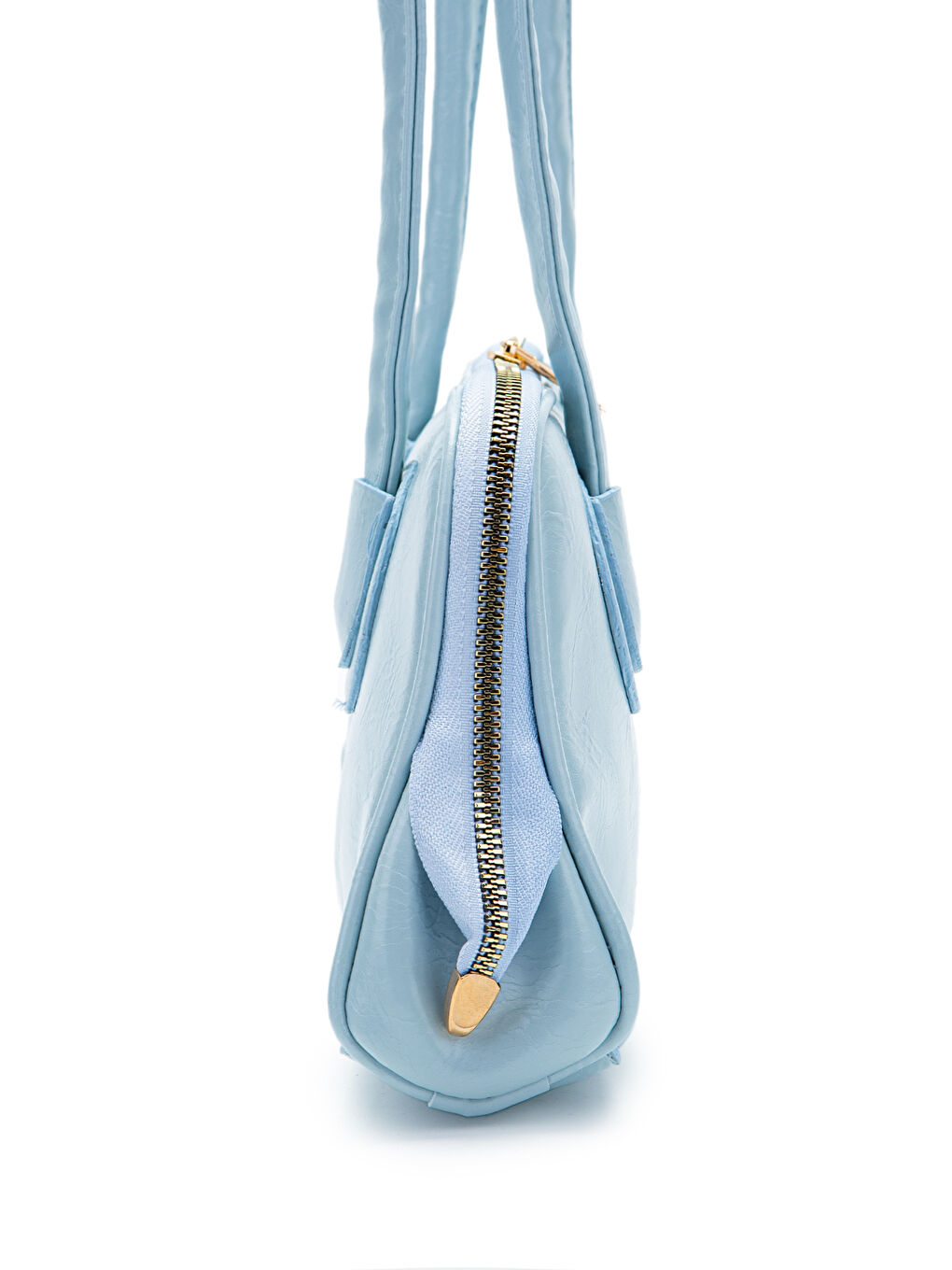 Suni Deri Baget Henna Bebe Mavi Kadın Kol Çanta-2