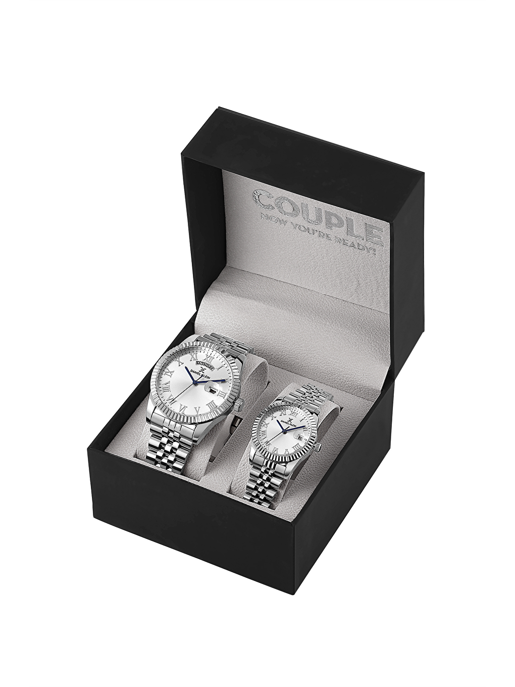 Gri DKE.1.10817-1 Pair Kadın Kol Saati