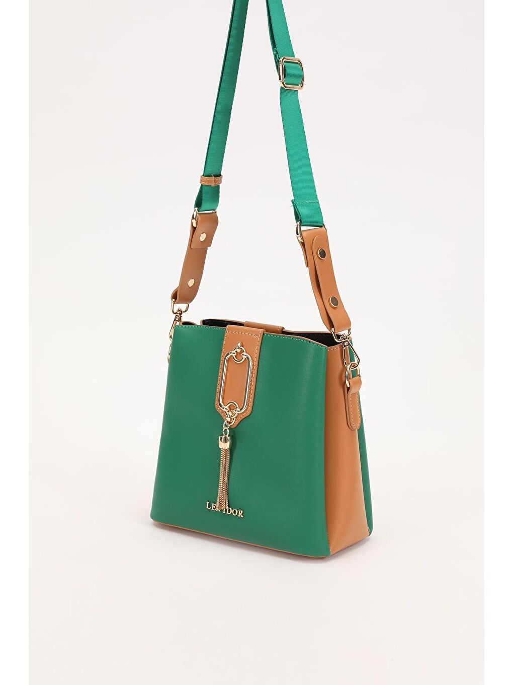 Yeşil Camel Kadın Omuz Çantası 930126-1