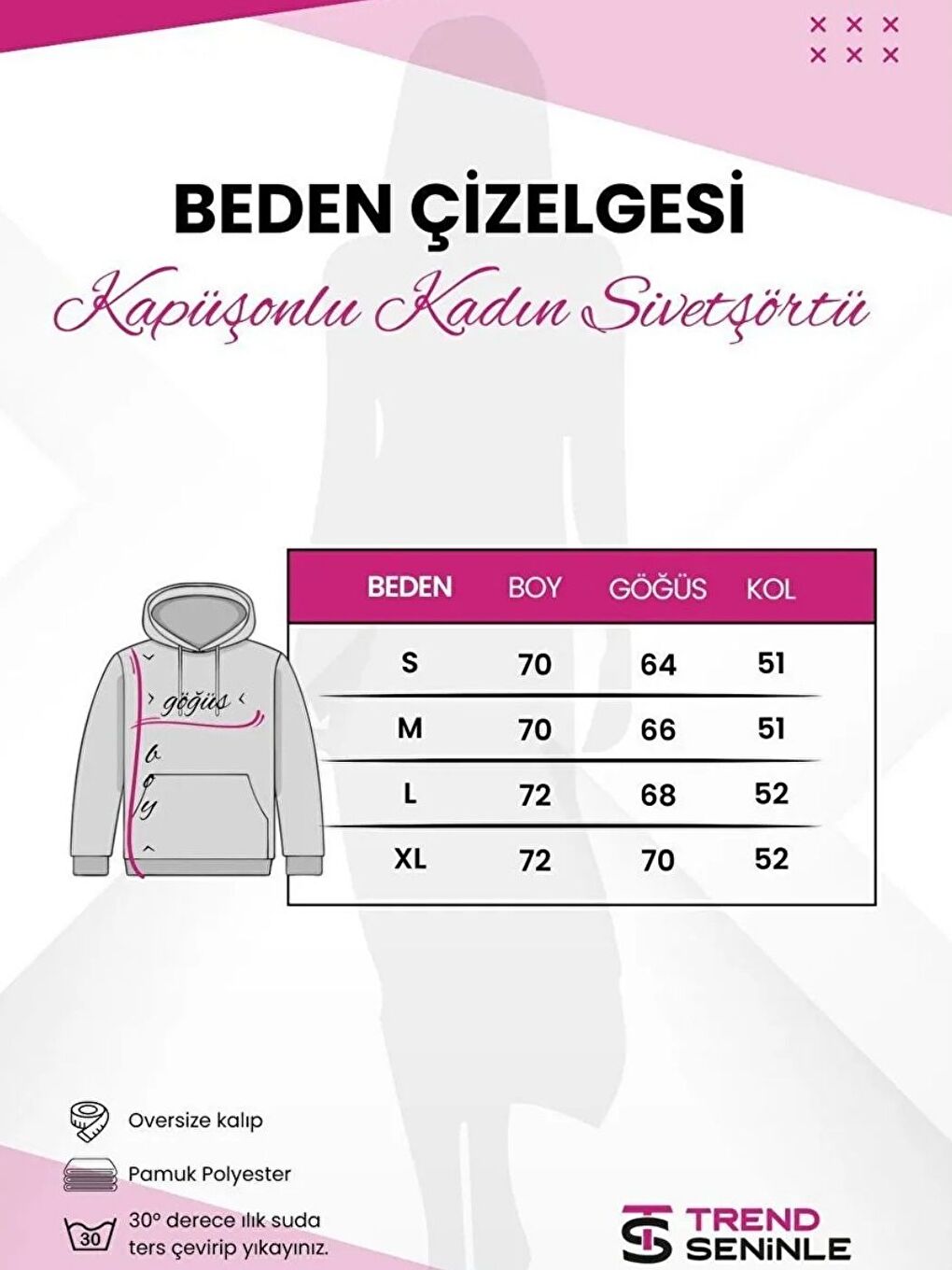 Lacivert Kadın Laci Suppose Baskılı Oversize Sweatshirt-2