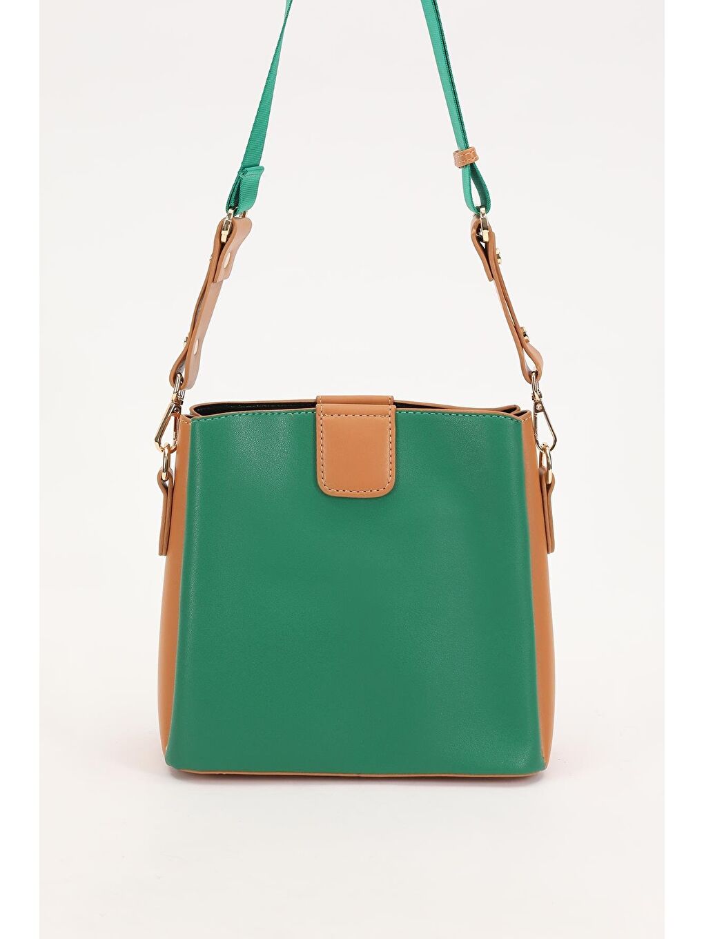 Yeşil Camel Kadın Omuz Çantası 930126-2