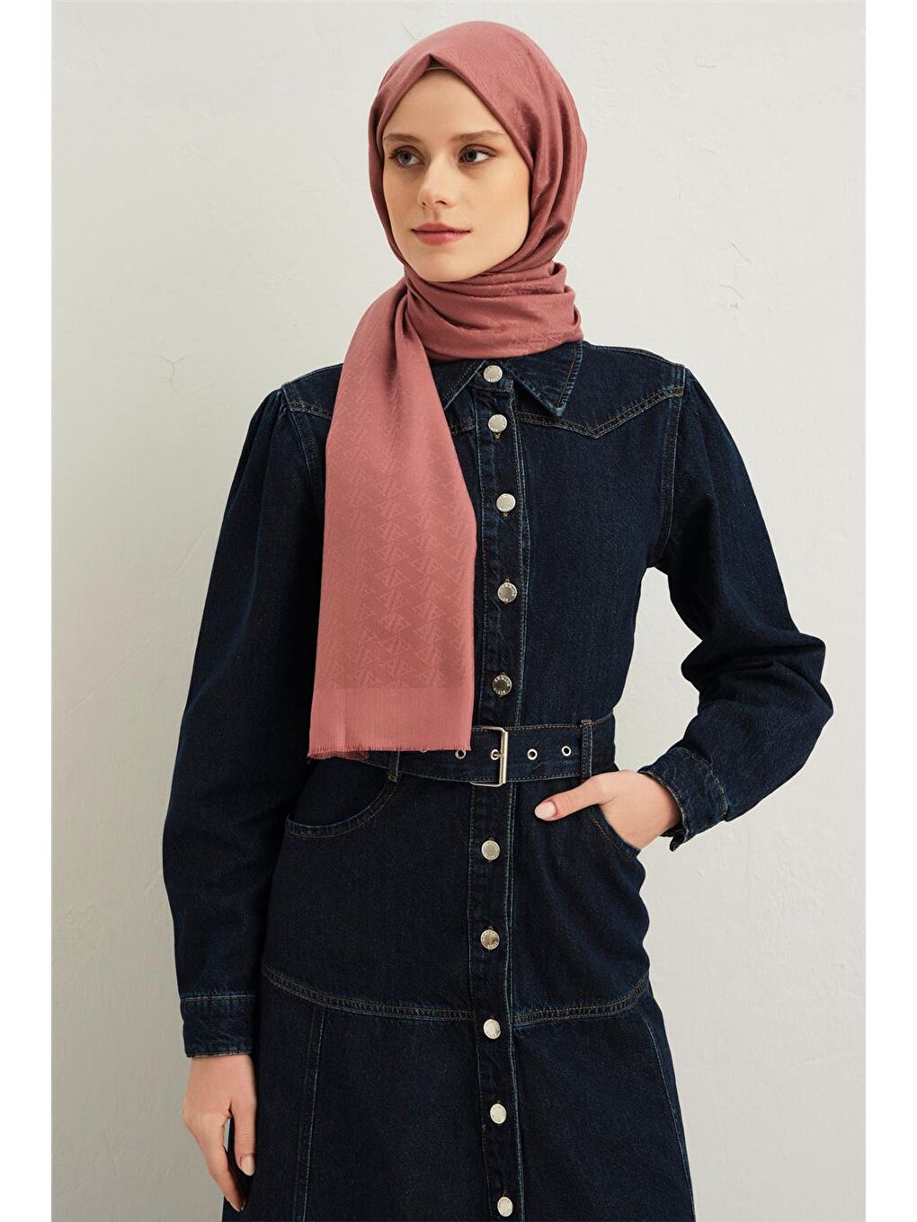 Pembe Viscon Şal 2 18-1