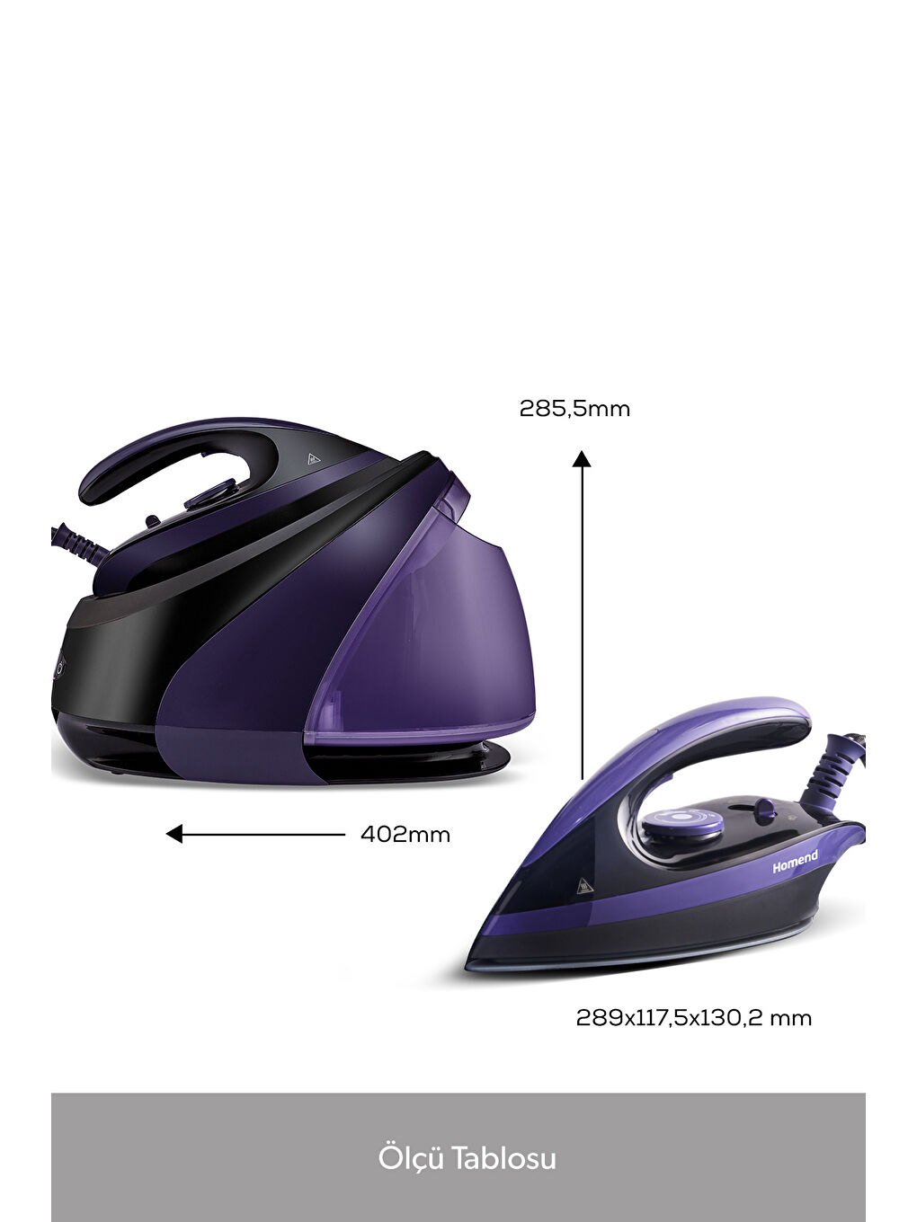 Jetsteam 1173h Buhar Kazanlı Ütü Mor Siyah-2