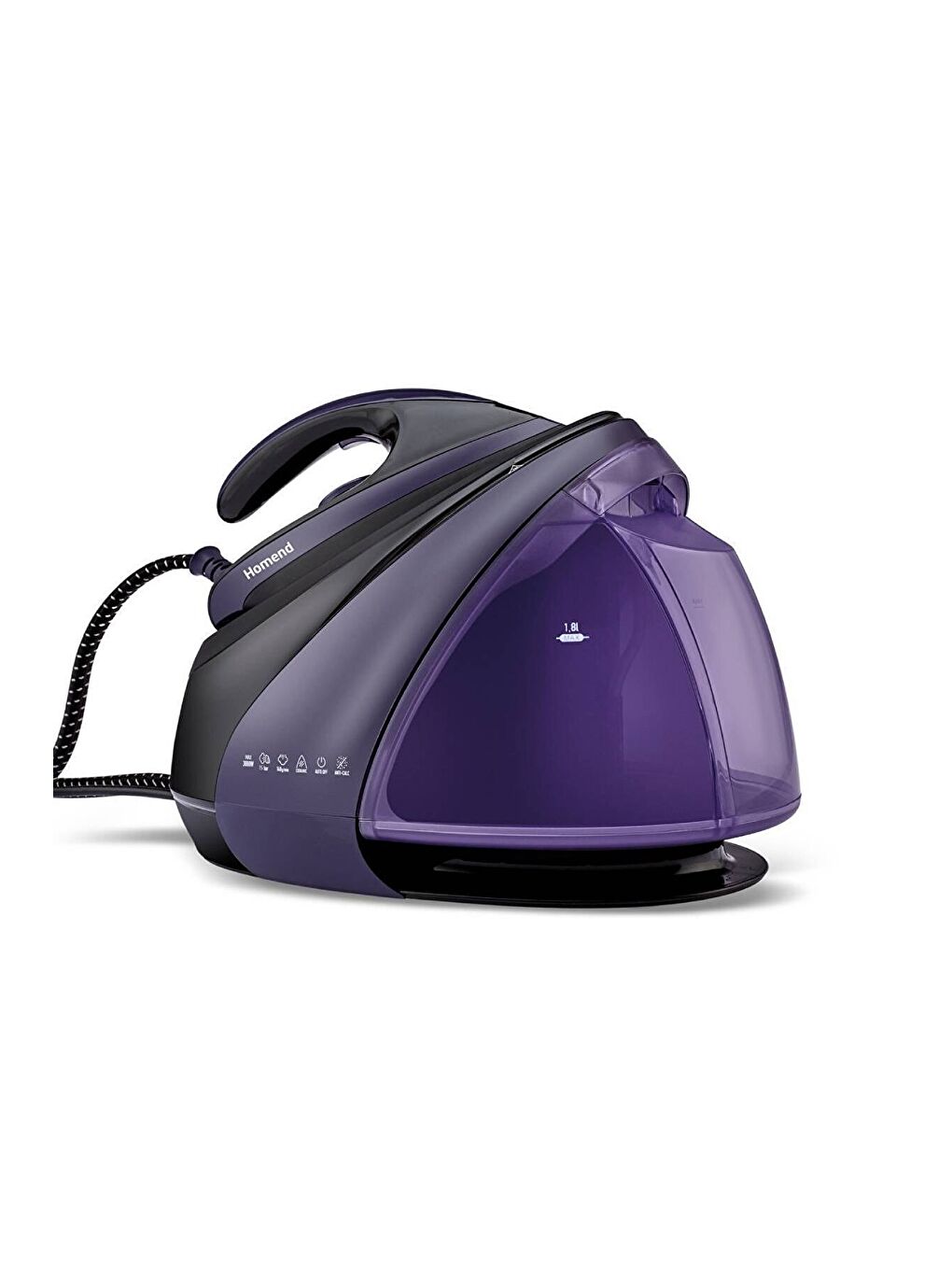 Jetsteam 1173h Buhar Kazanlı Ütü Mor Siyah-3