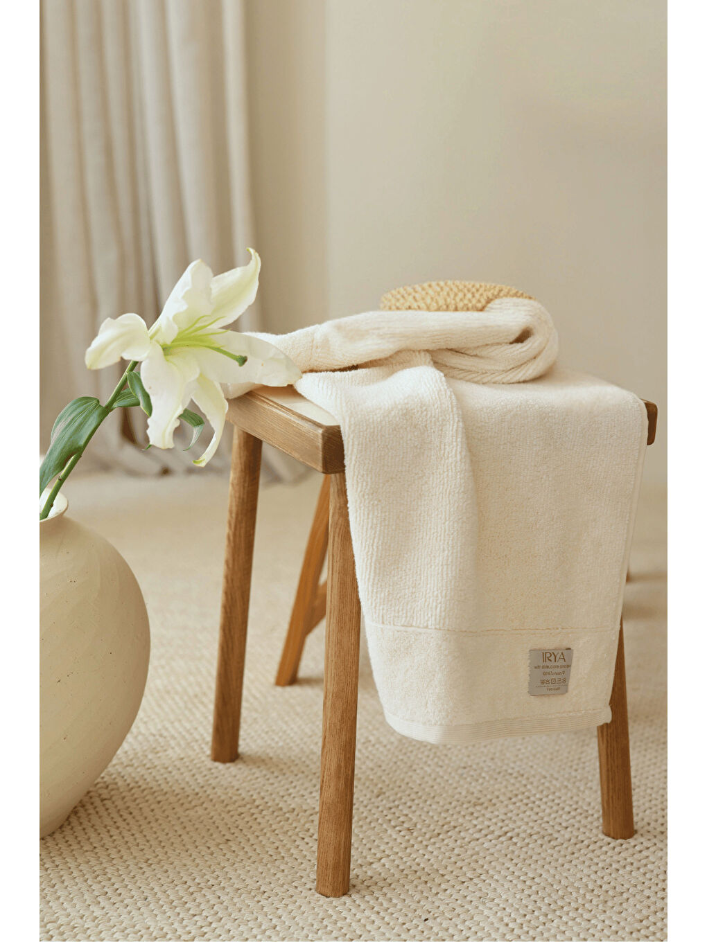 Solena Havlu 70x140cm Ekru-2