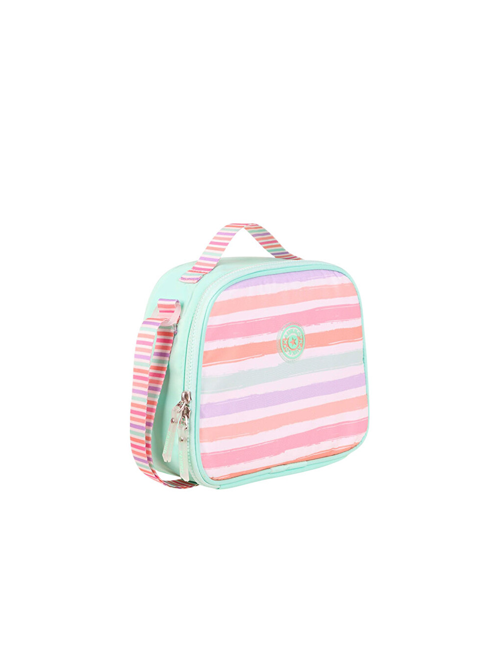 Double Stripe Beslenme Çantası Mint K9042-1
