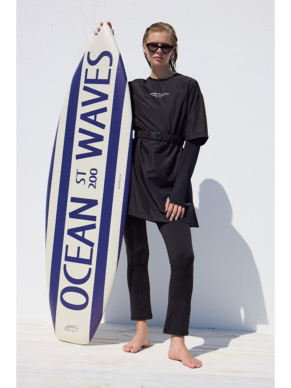 Parmak Geçirmeli 3'Lü Mayo Takımı Siyah