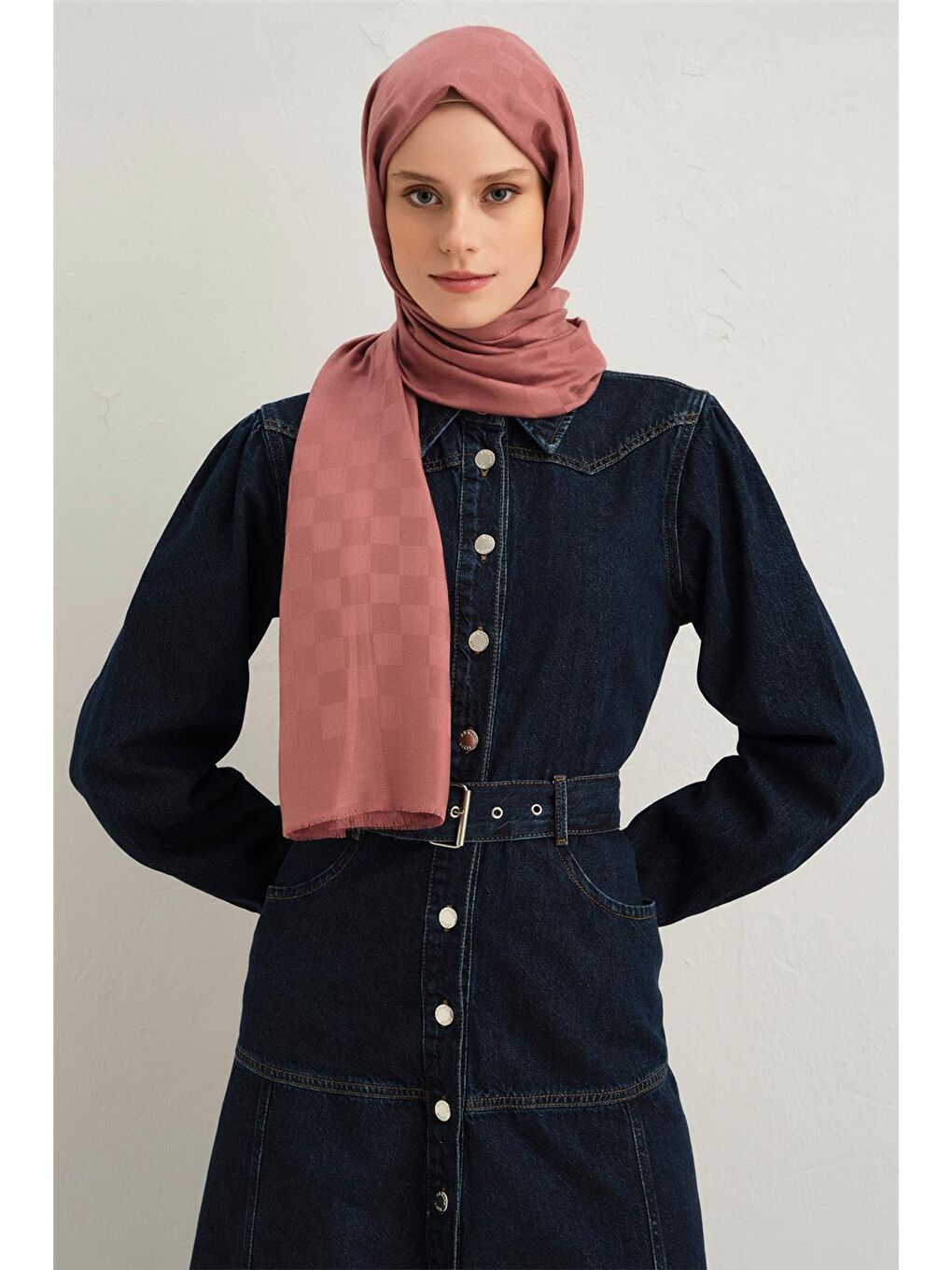 Pembe Viscon Şal 4 18