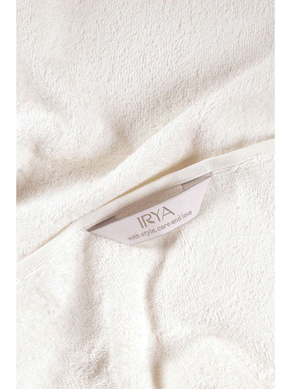 Ekru Marble %100 Pamuk Banyo Havlusu 70x140 cm Krem-1