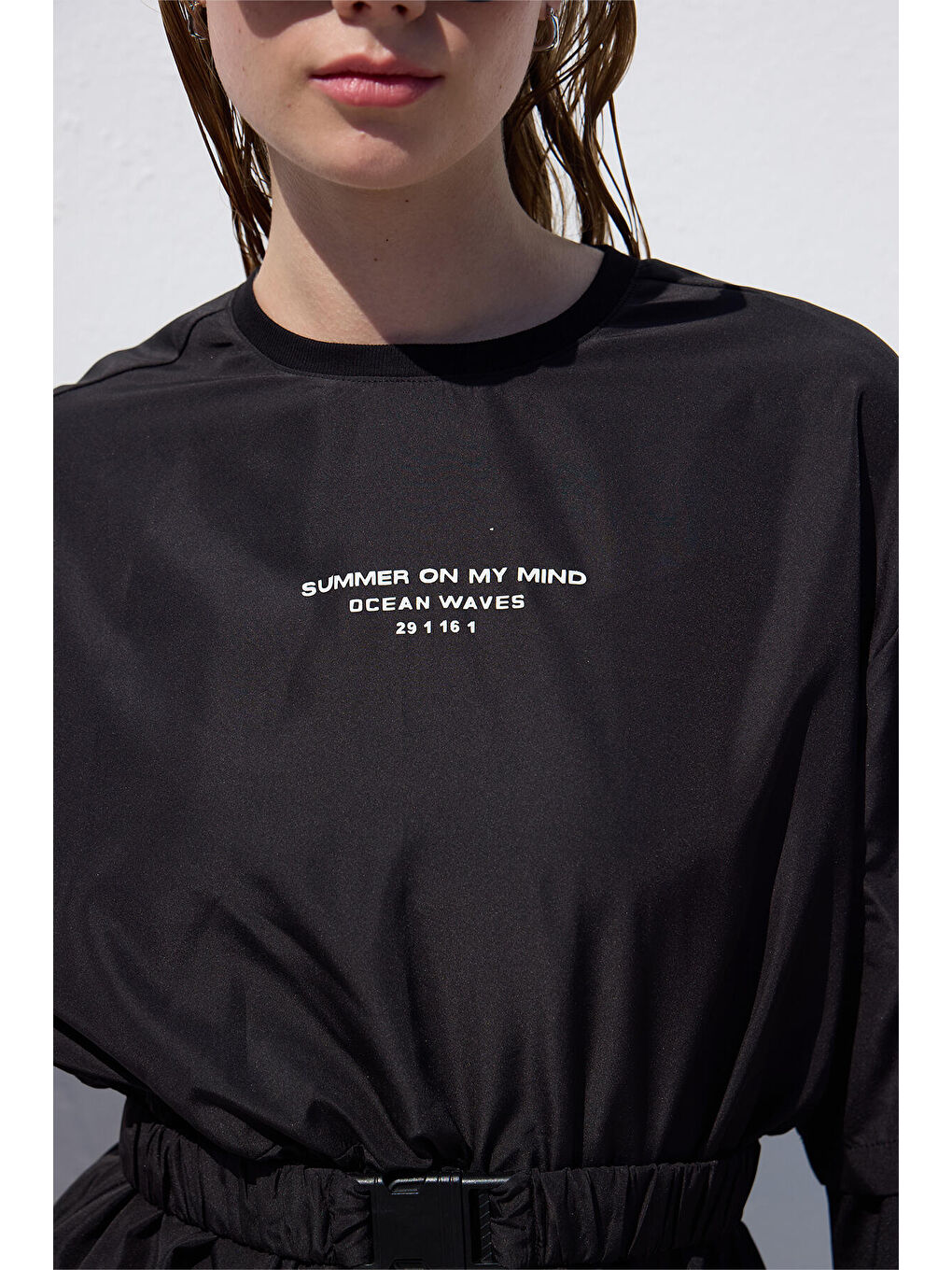 Parmak Geçirmeli 3'Lü Mayo Takımı Siyah-4