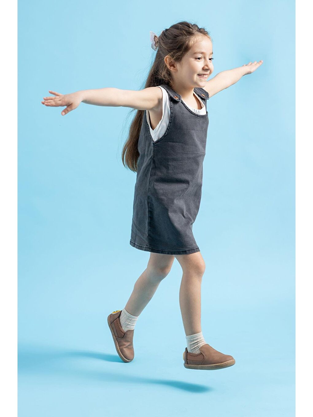 Smart Walker Slip-On #Tags Kahverengi Meşe Barefoot Işıklı Çocuk Ayakkabı-4