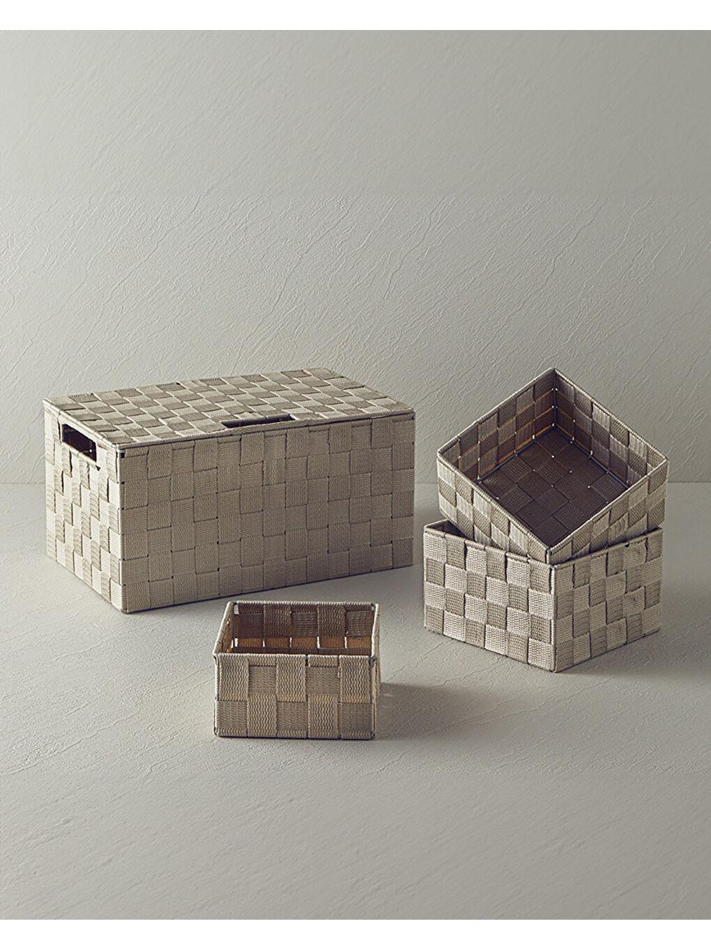 Shine Saklama Kutusu Koyu Bej-3