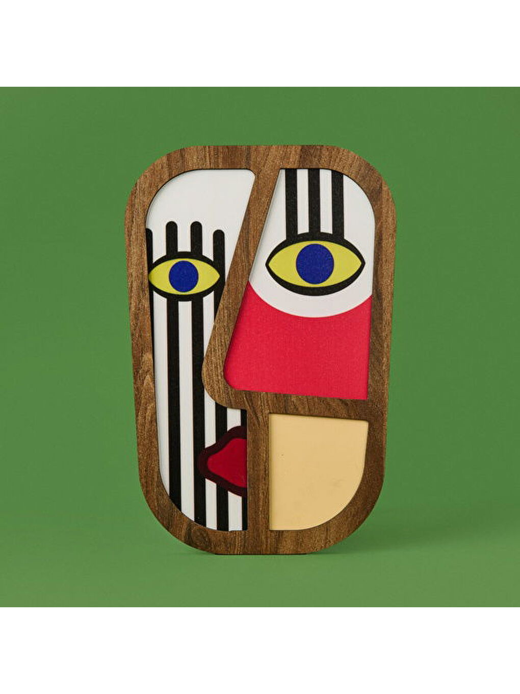 Karışık Deco Mask Duvar Panosu - Renkli - 20 cm-3