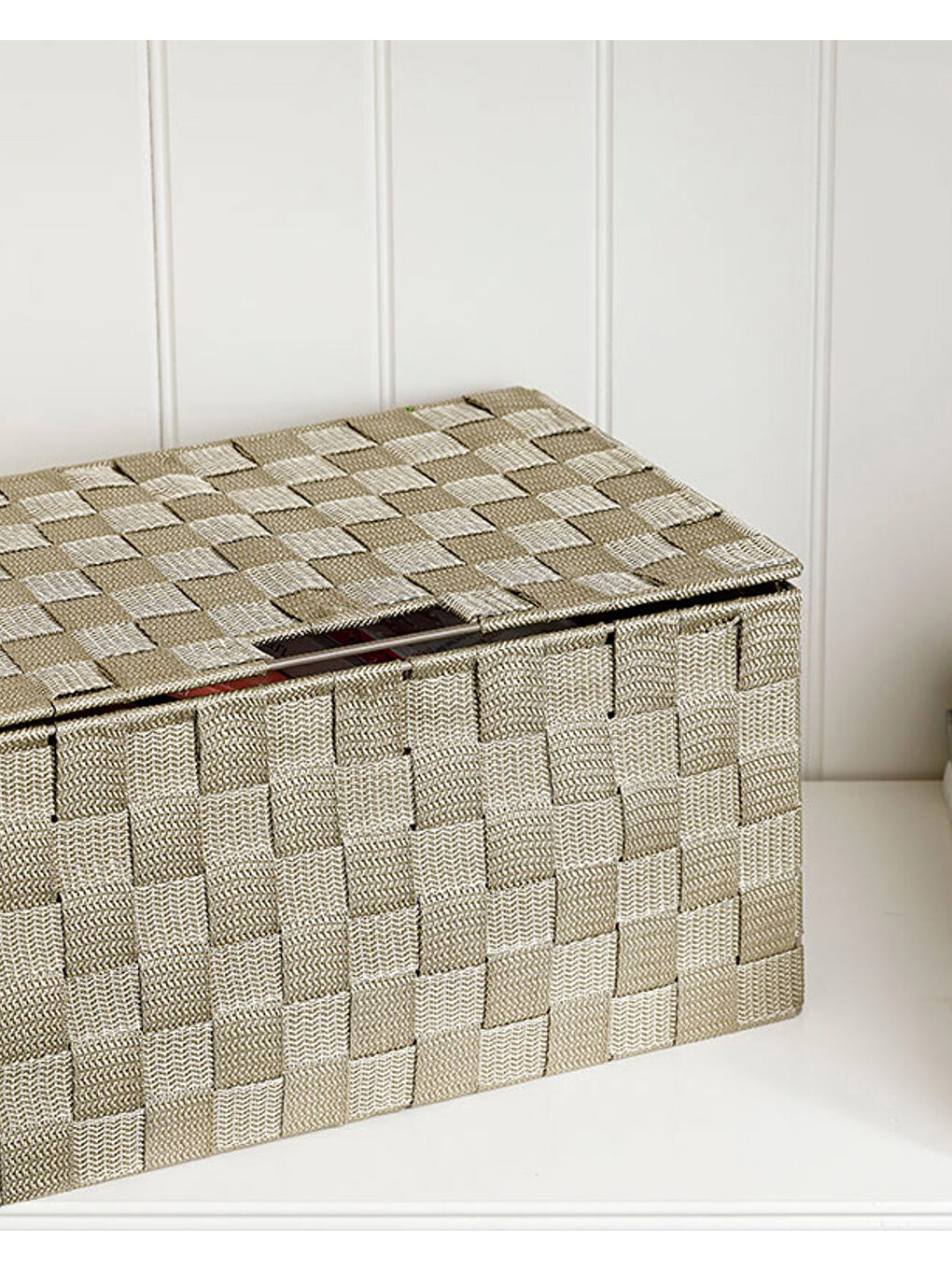 Shine Saklama Kutusu Koyu Bej-5