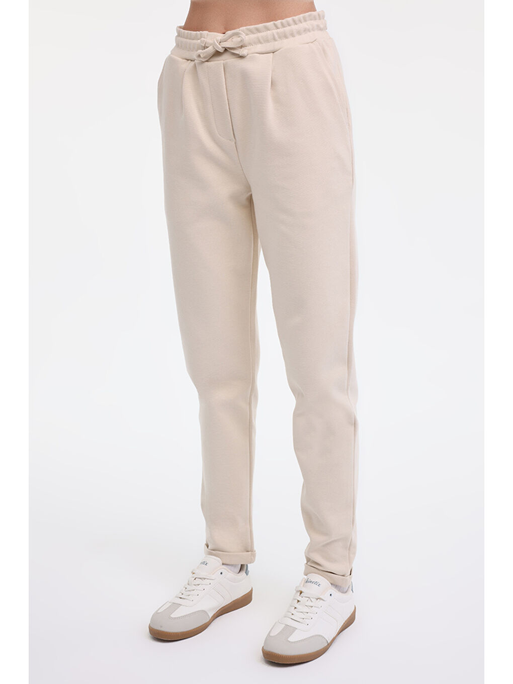 WL DELBIN 22BT278 5FX Bej Kadın Eşofman Altı