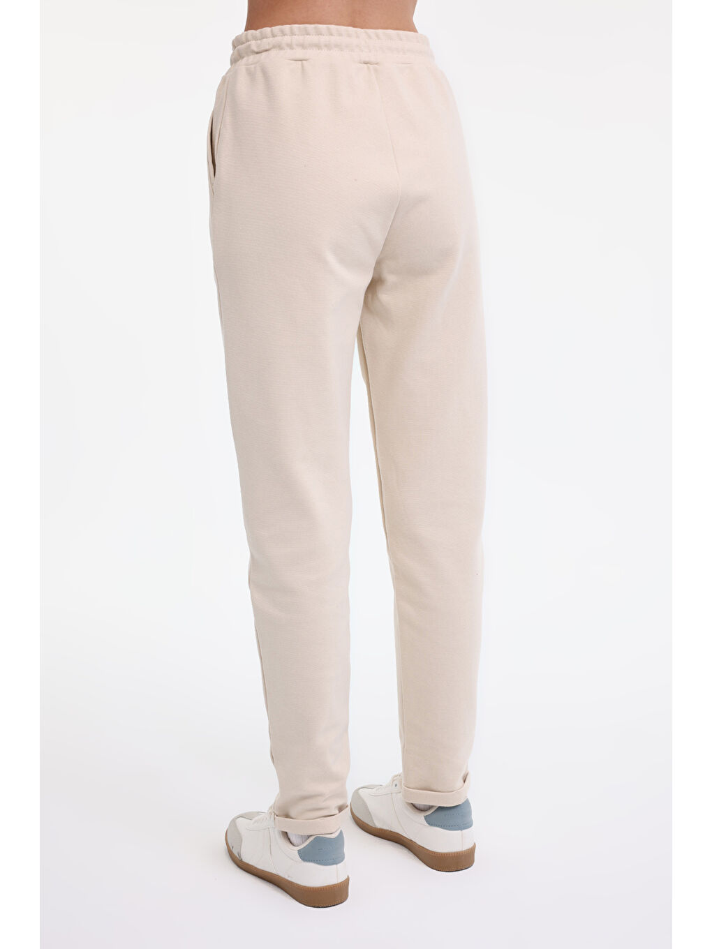 WL DELBIN 22BT278 5FX Bej Kadın Eşofman Altı-1