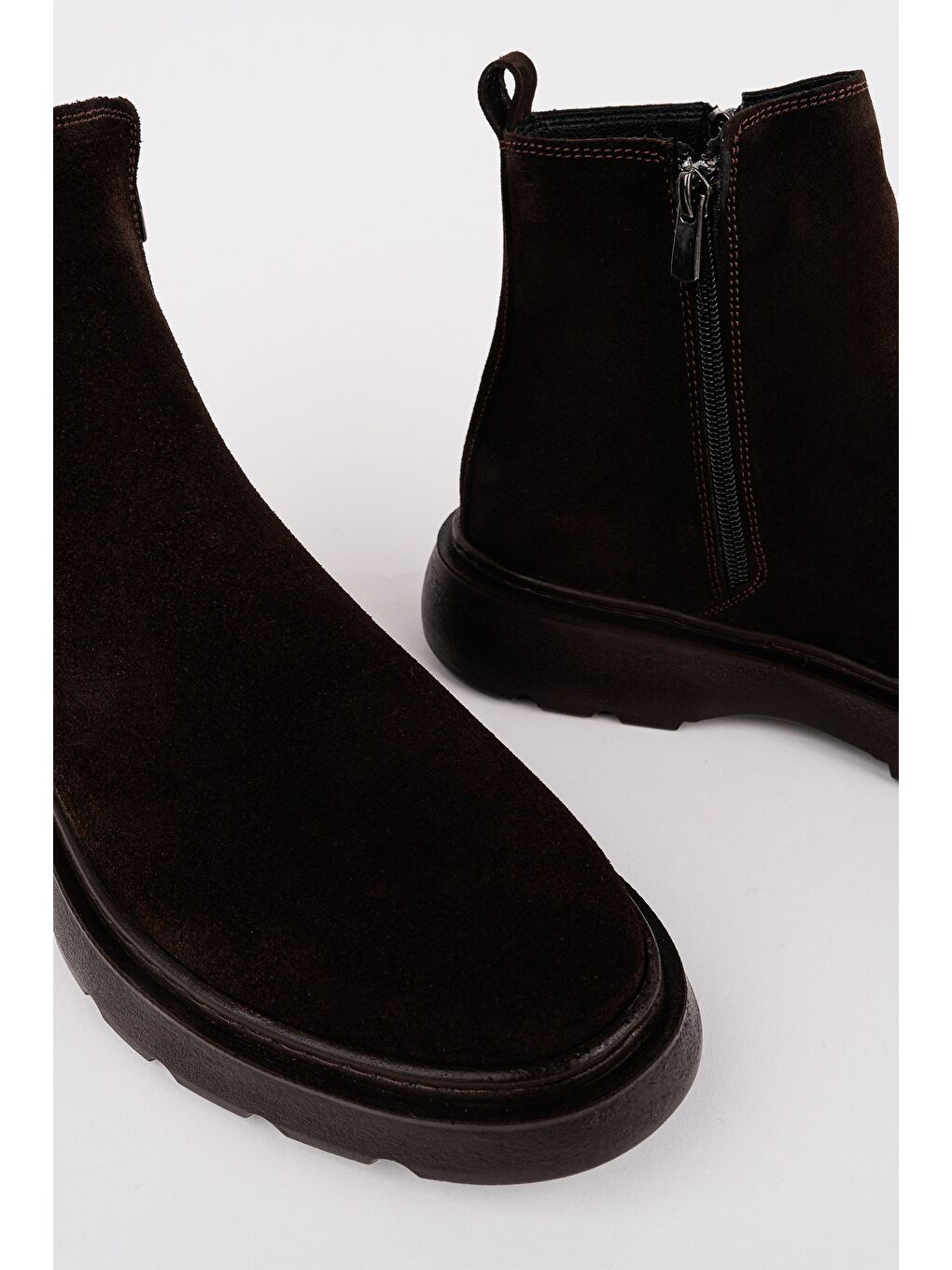 Sarı Chelsea Çift Fermuarlı Erkek Kışlık Bot-3