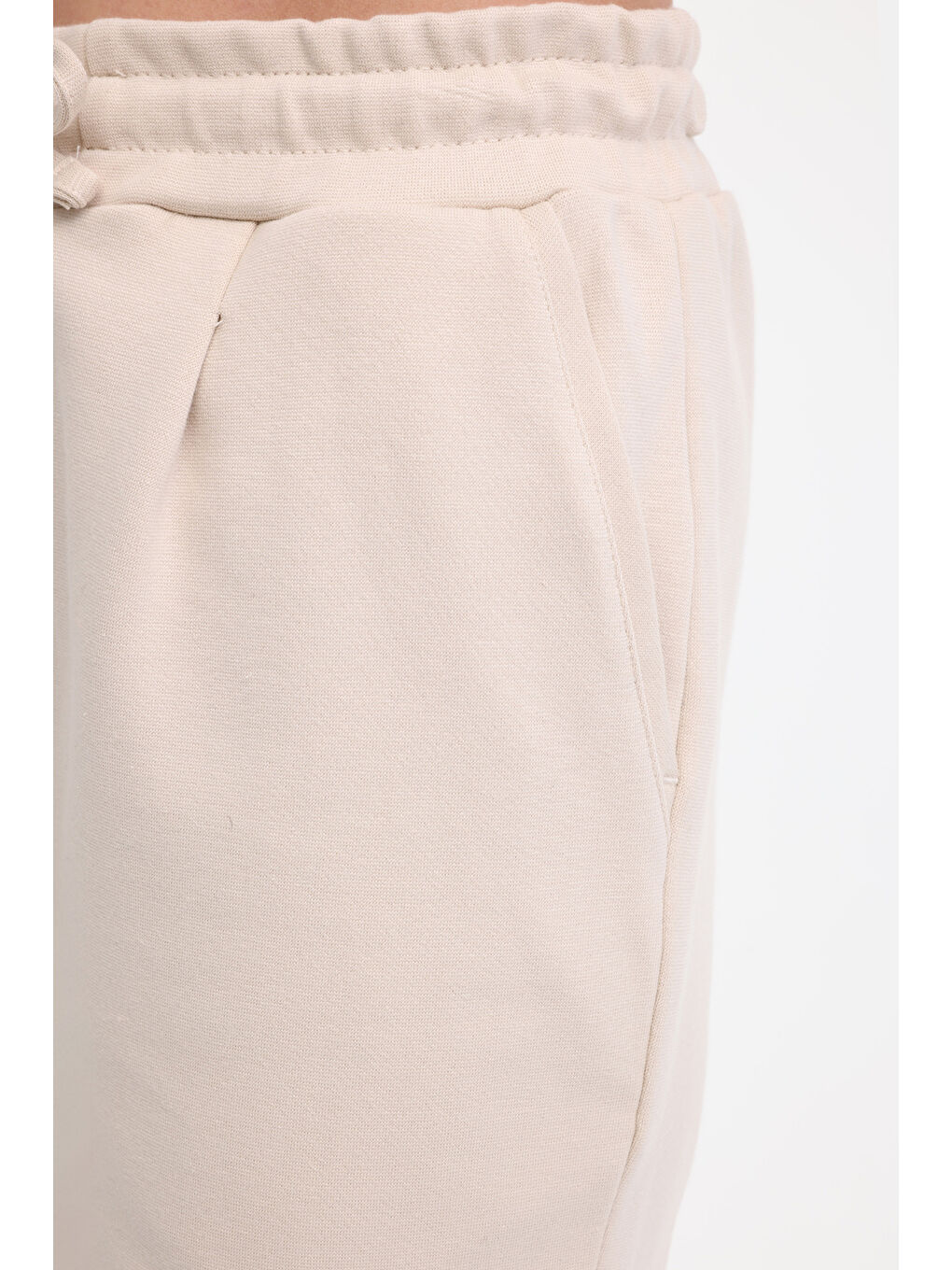 WL DELBIN 22BT278 5FX Bej Kadın Eşofman Altı-3