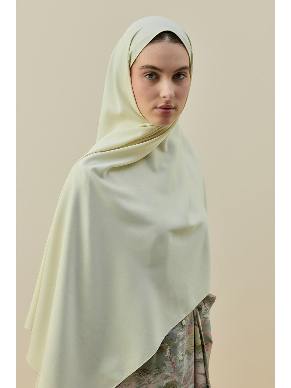 Vintage Kadın Şal 2616 Sarı-1