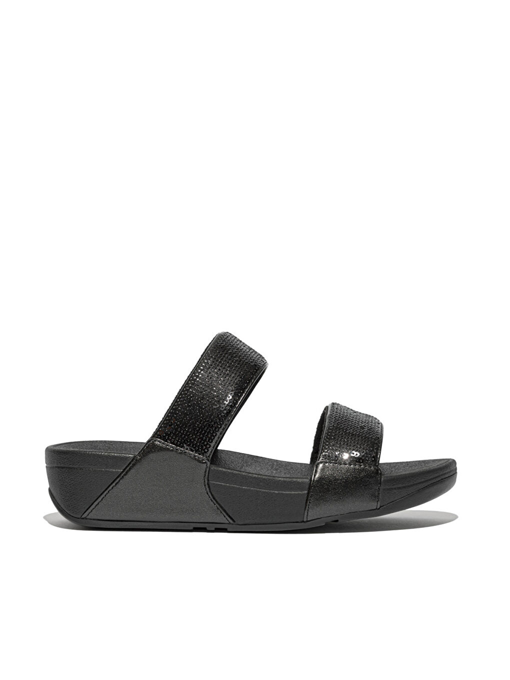 Siyah Kadın Terlik JF2-090 /675 /B50 LULU Sequin Slides-2