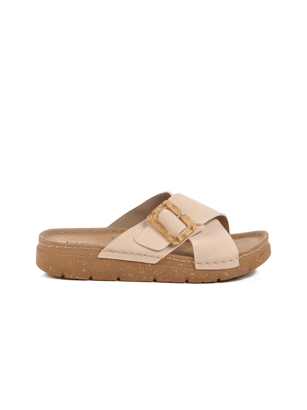 Bej Anatomik Kadın Terlik 117.001 Z