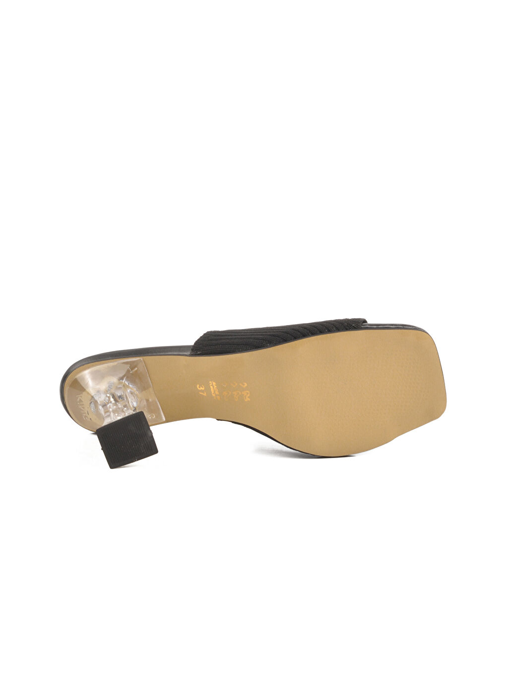 Siyah Kadın Topuklu Terlik T-401 Z-4