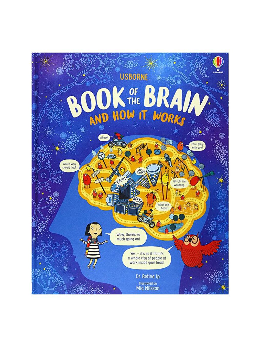 Usborne Renksiz Book of The Brain and How It Works