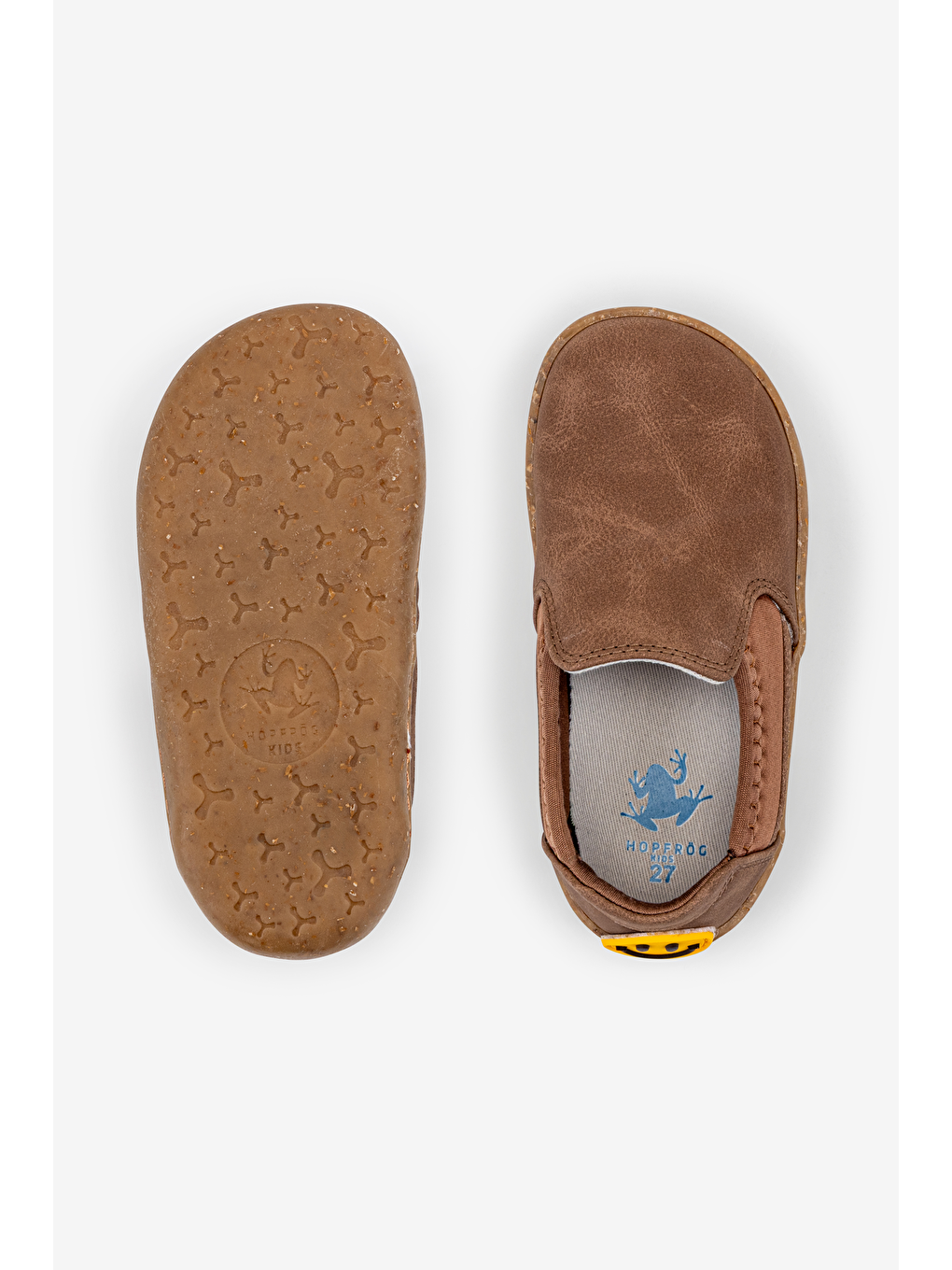 Smart Walker Slip-On #Tags Kahverengi Meşe Barefoot Işıklı Çocuk Ayakkabı-8