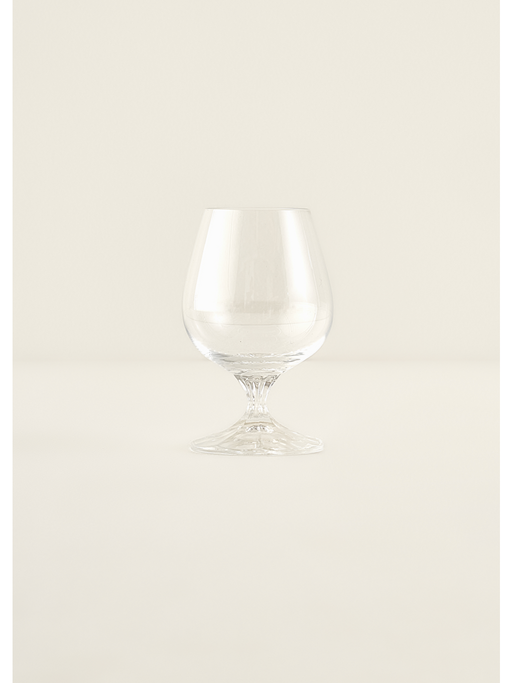 Bej Shape Kristal Kahve Yanı Su Bardağı Naturel (180 cc)